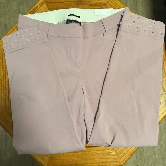 *LANE BRYANT* Plus Lt. Purple x Pearl The Allie Skinny Ankle Pants Size 14 - Picture 3 of 8